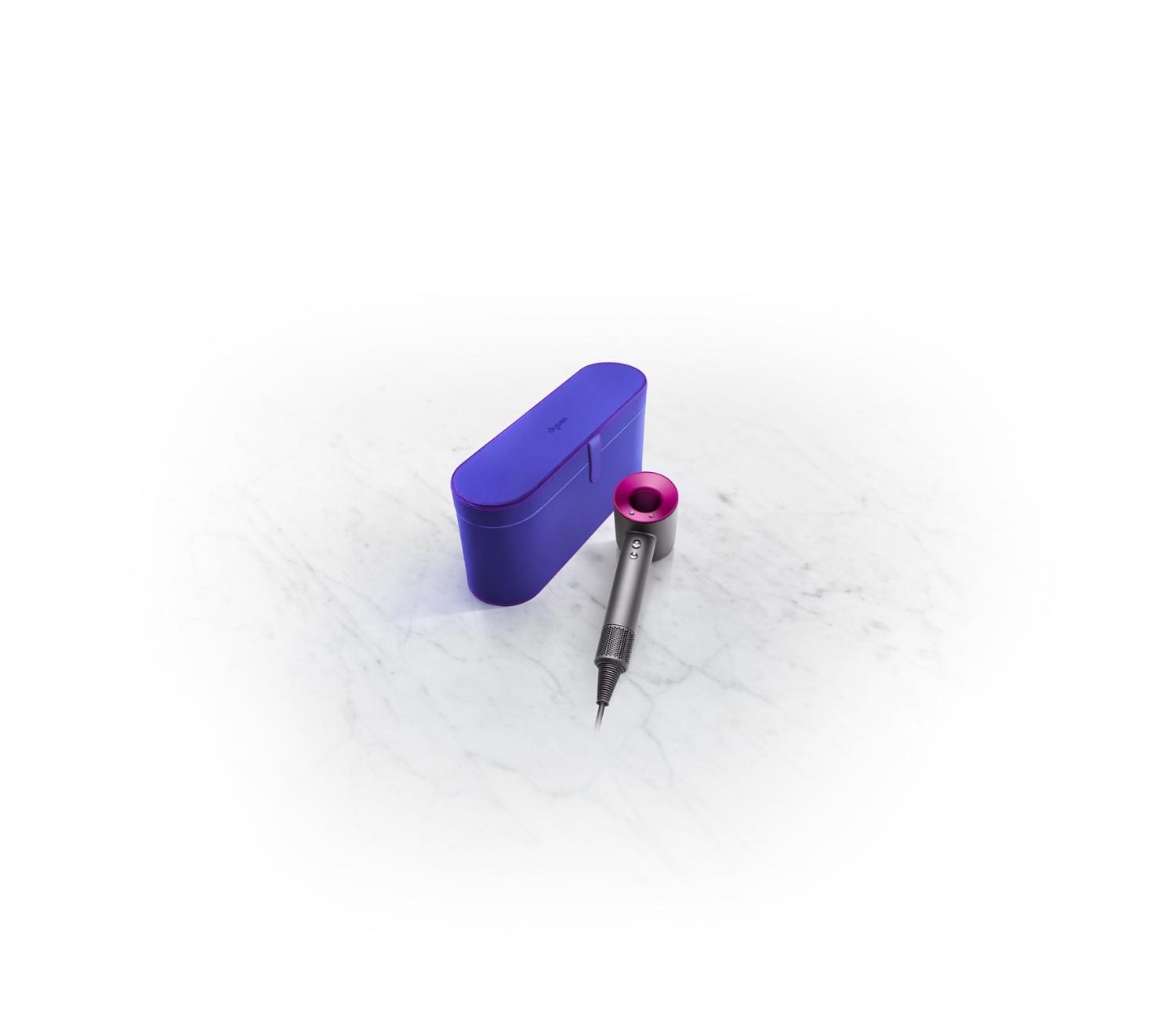 Boîtier de présentation bleu cobalt