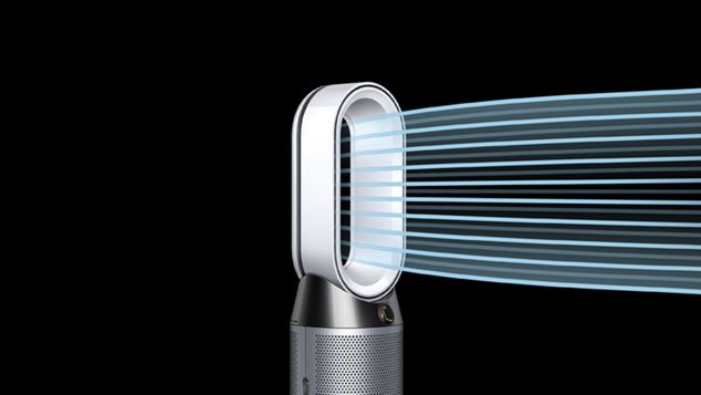 Dyson purifier humidifer in Diffused mode