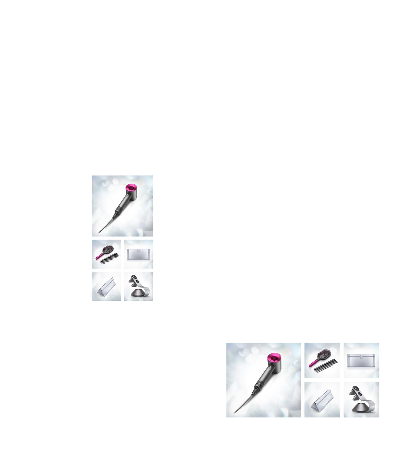 Dyson Supersonic™ emerging from paper art