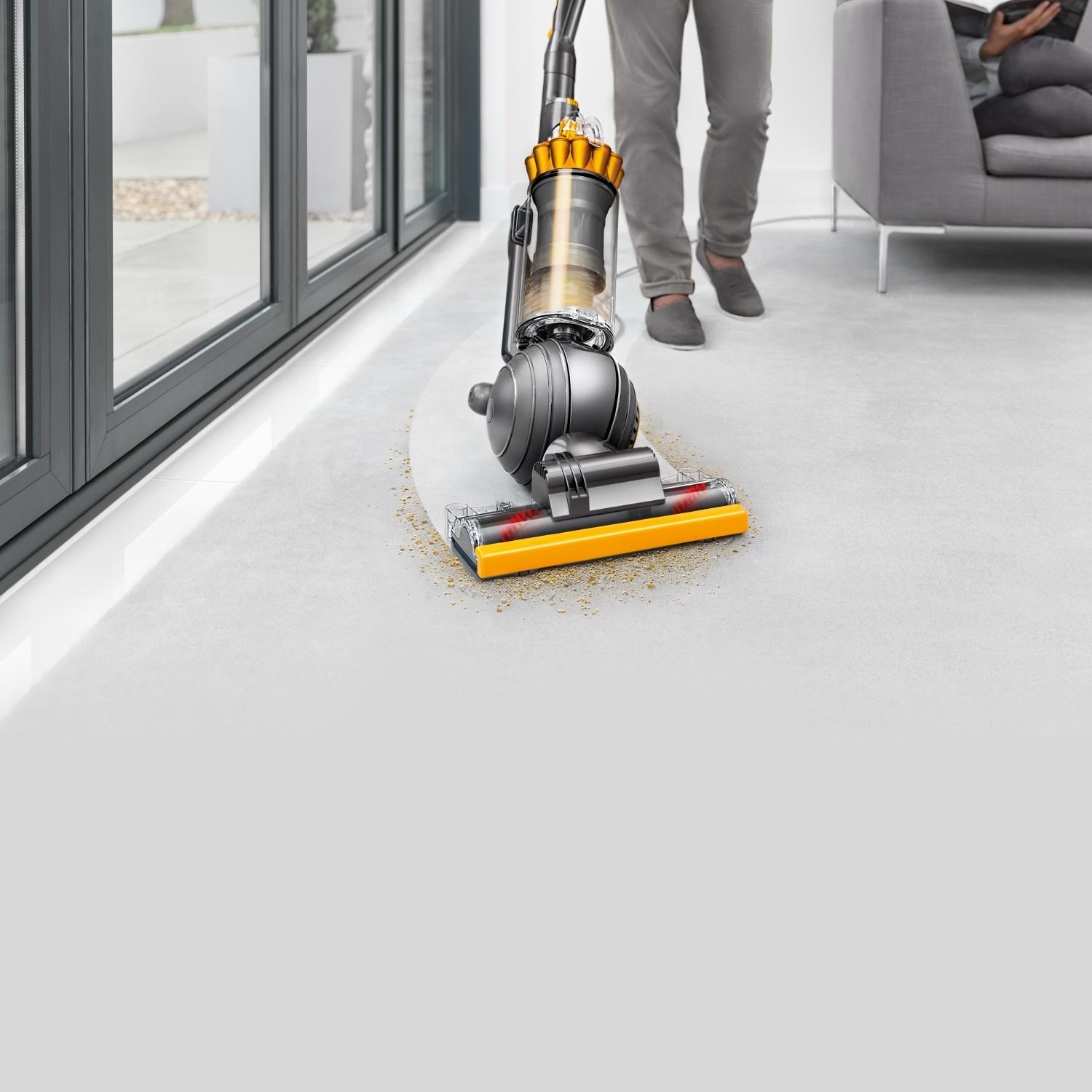 Dyson vacuum cleaner on carpet