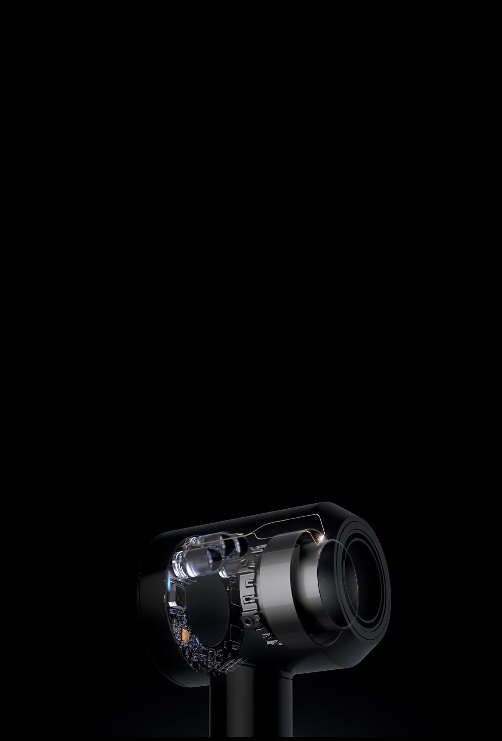 Dyson Supersonic™ hair dryer internal layout