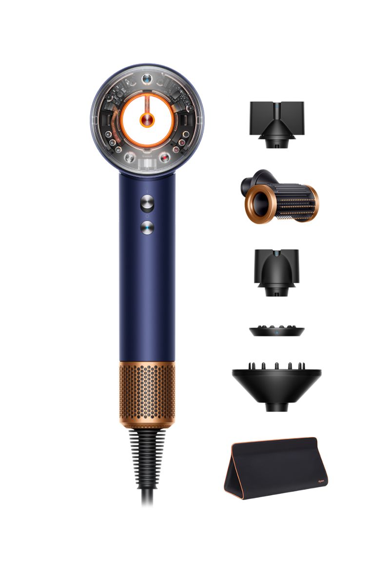 Suszarka do włosów Dyson Supersonic Nural™ Straight+Wavy Błękit pruski/Miedź