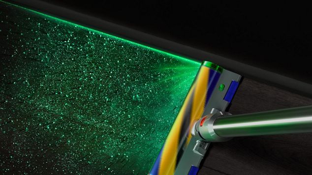 Dyson Fluffy™ Bodendüse macht unsichtbaren Staub sichtbar