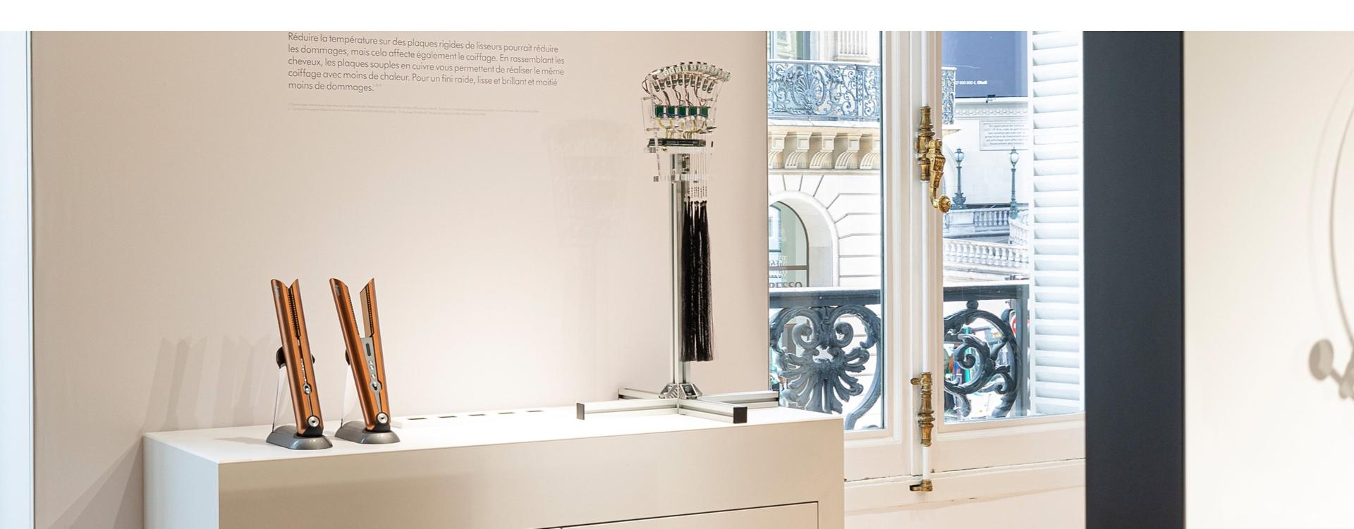 Dyson Beauty Lab prototype station