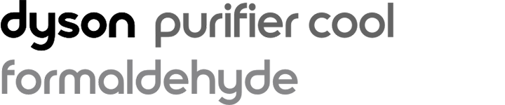 Dyson purifier cool formaldehyde logo