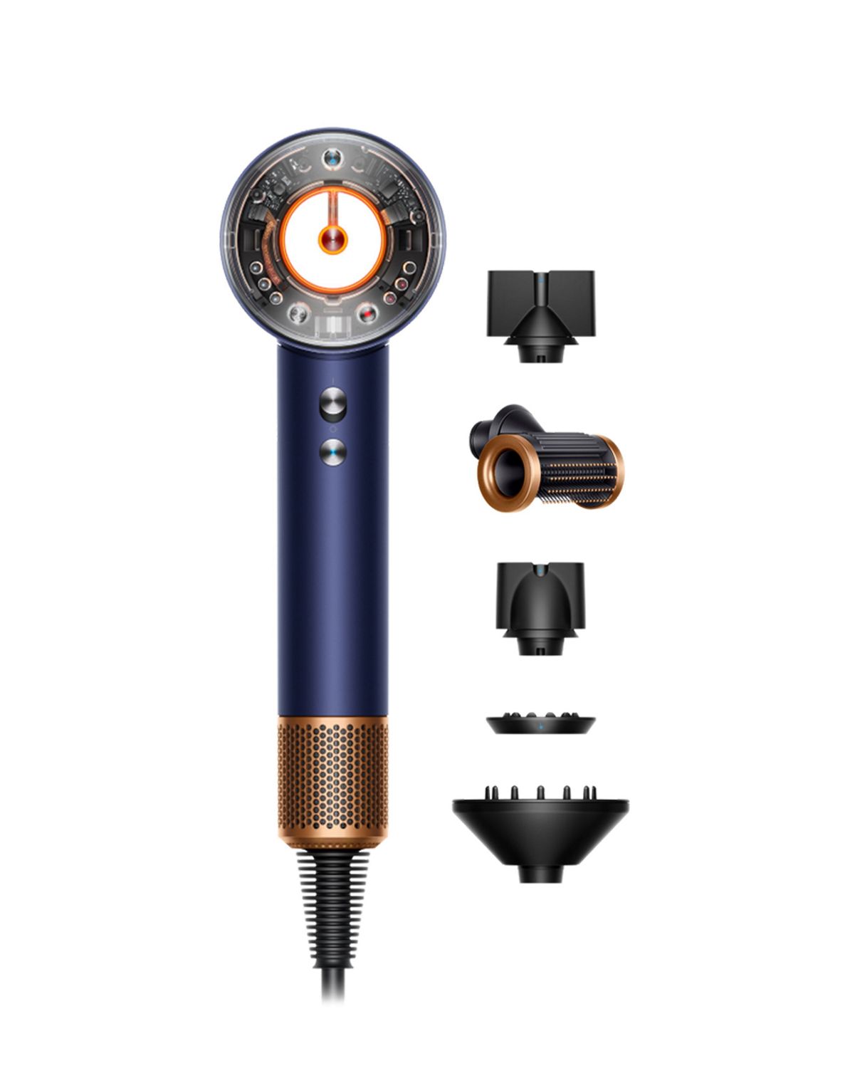 Dyson Supersonic Nural™ hair dryer Straight+Wavy | Prussian blue