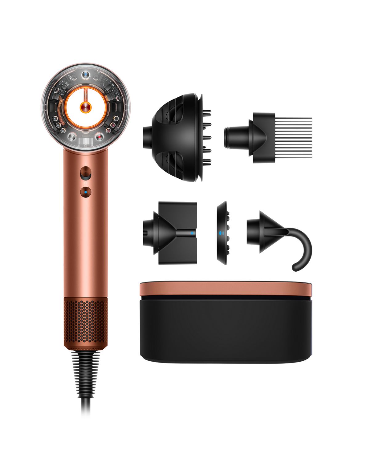 Dyson Supersonic Nural™ hair dryer Curly+Coily (Amber silk
