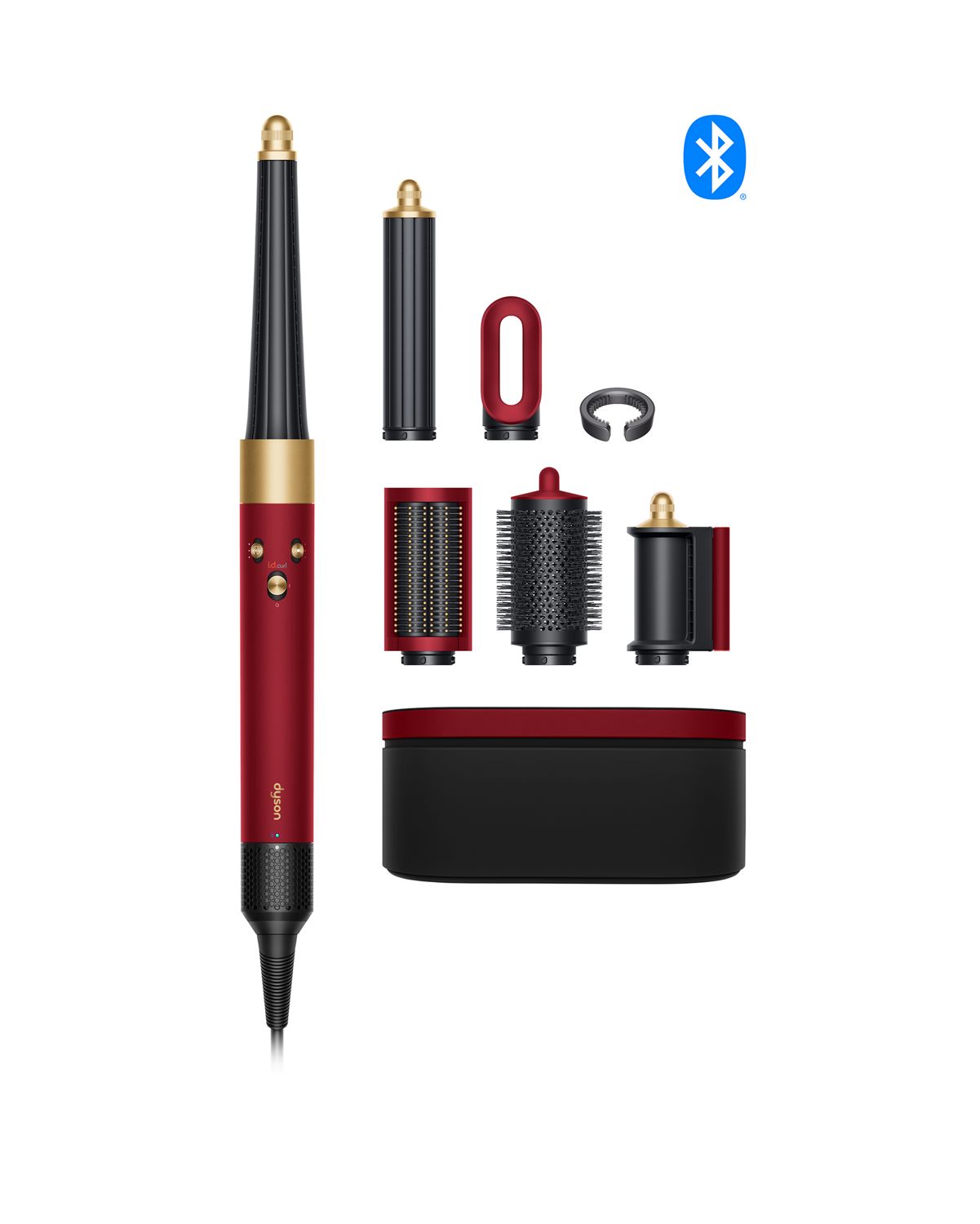 Dyson Airwrap i.d.™ multi-styler and dryer (Red velvet/Gold) | Dyson