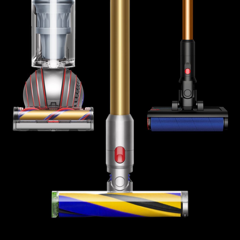 A selection of the Dyson floorcare range.