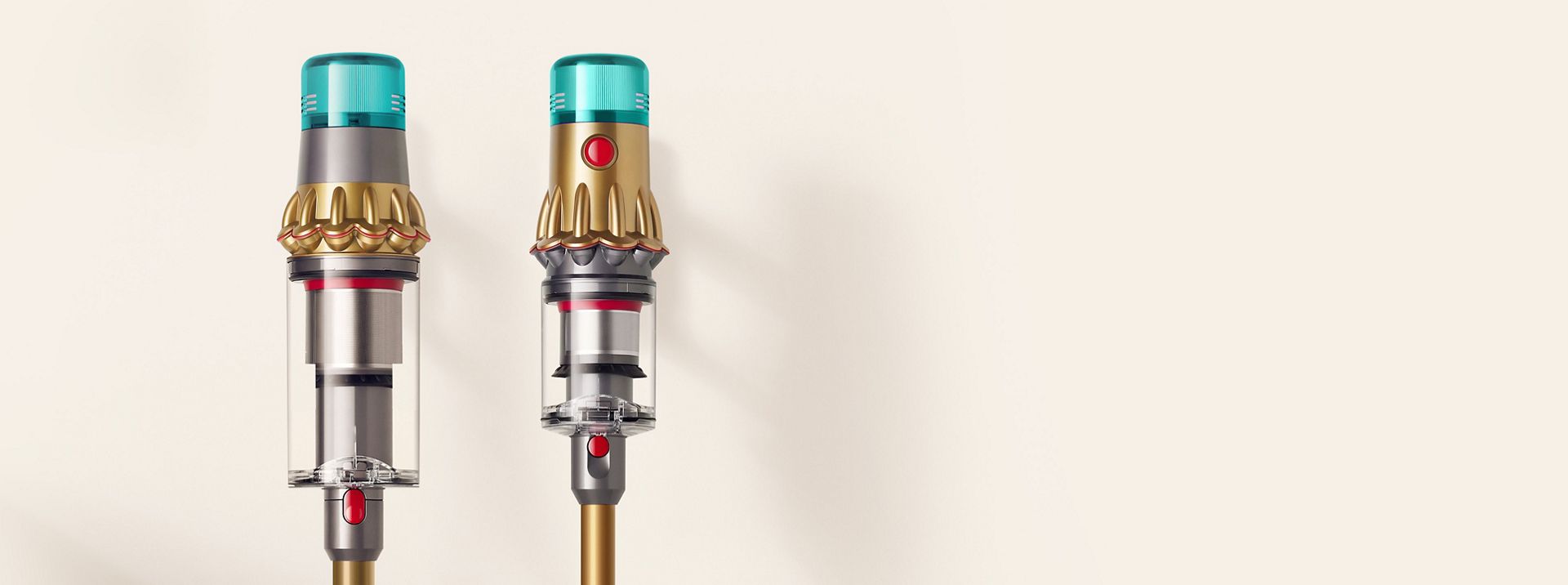 Dyson V12 Detect Slim vacuum bin comparison