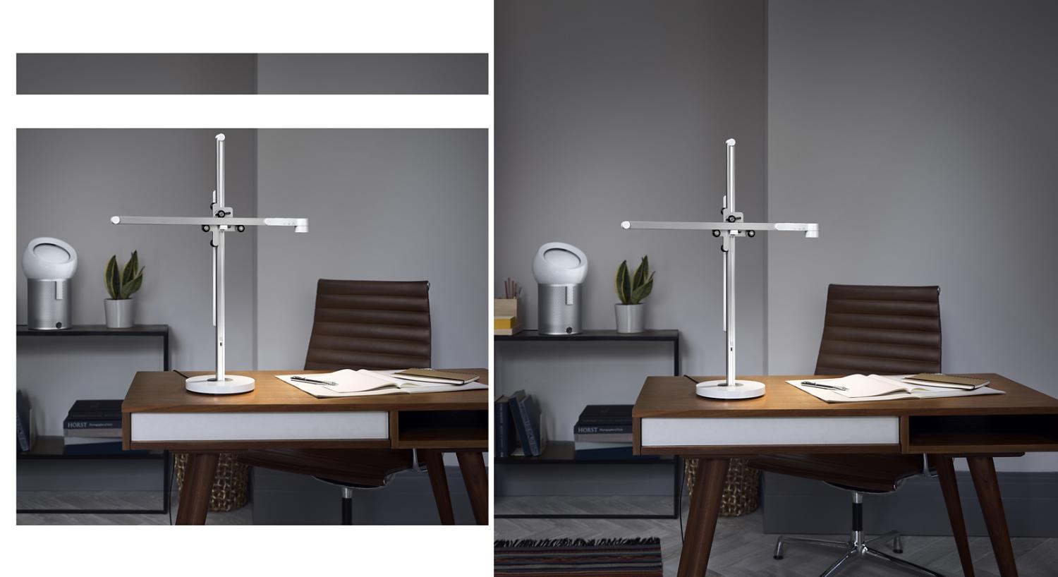 A Lightcycle task light on a desk