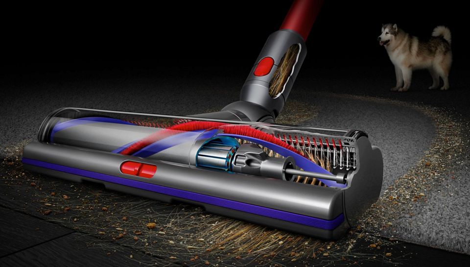 Close up of Motorbar™ cleaner head