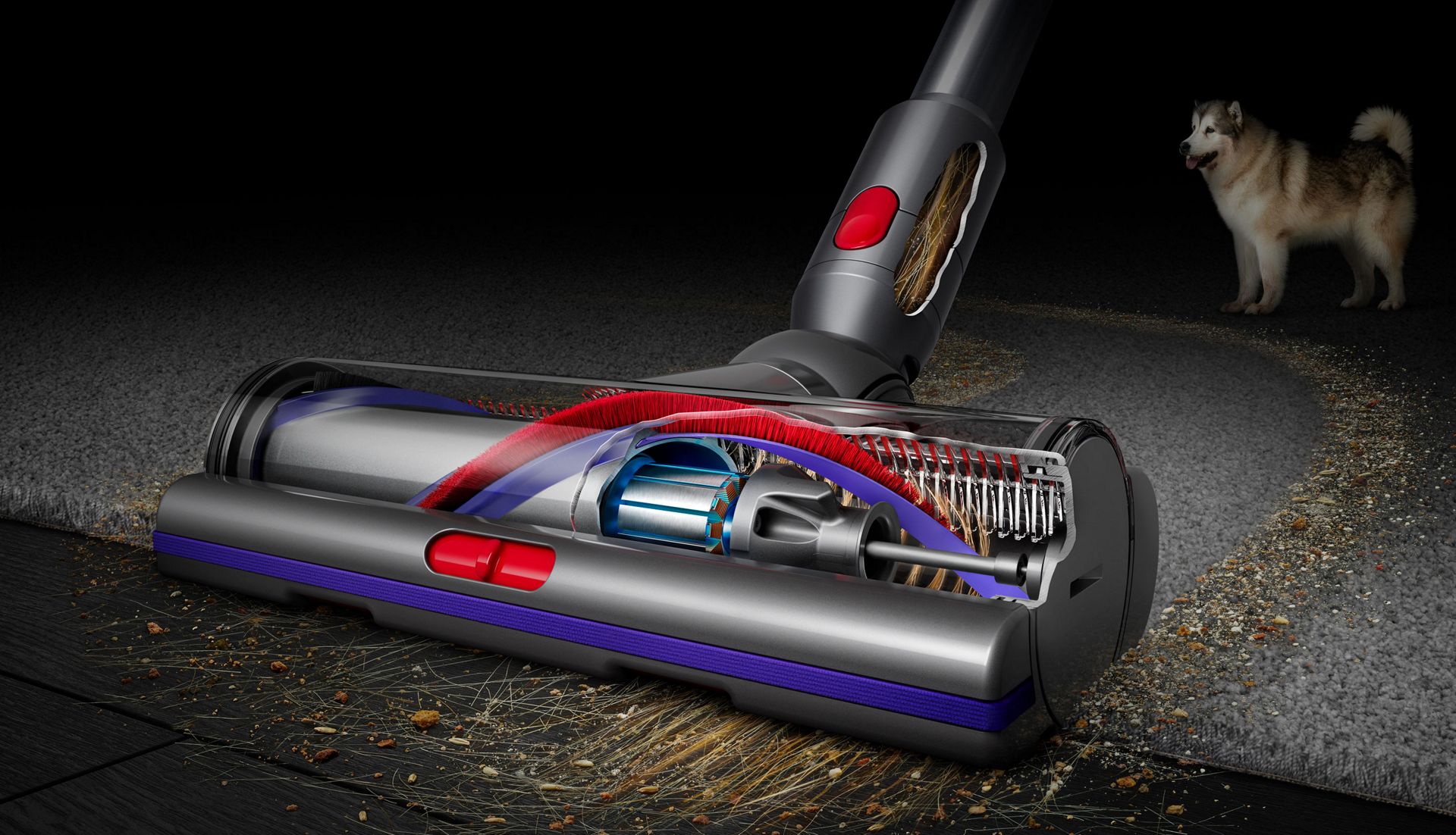Spazzola Dyson digital Motorbar e mini turbo spazzola anti-groviglio