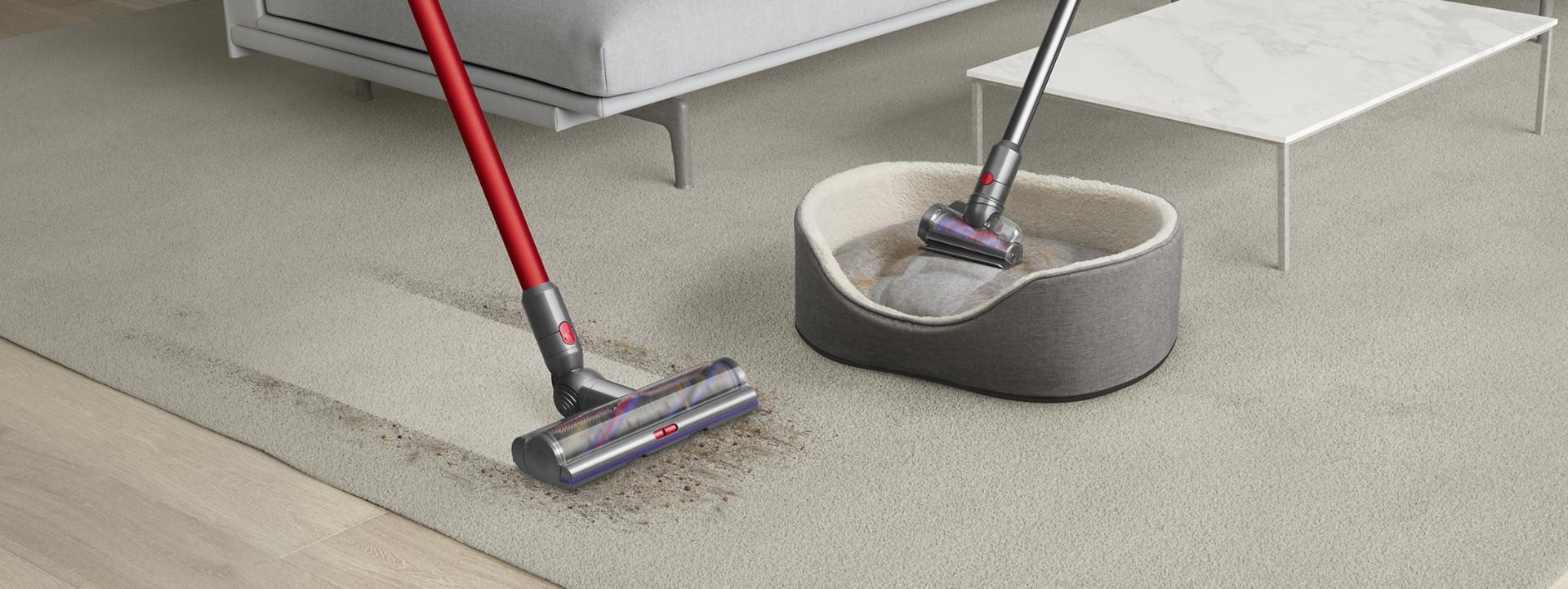 Dyson Digital XL Motorbar cleaner head and Hair screw tool