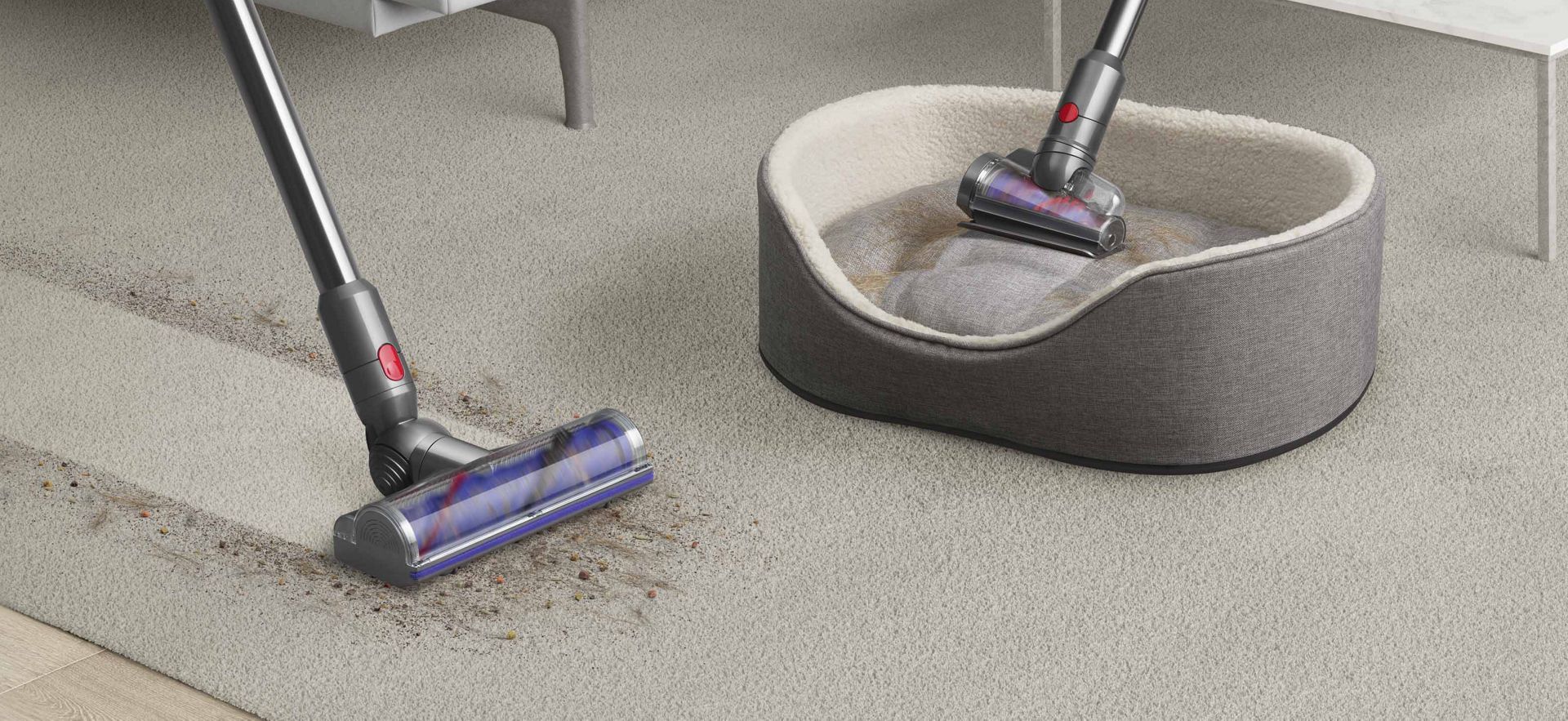  Dyson Motorbar cleaner head and Hair screw tool