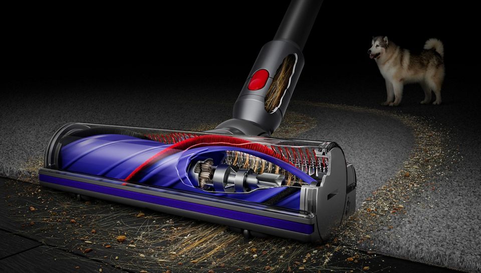 Cutaway of Motorbar™ cleaner head