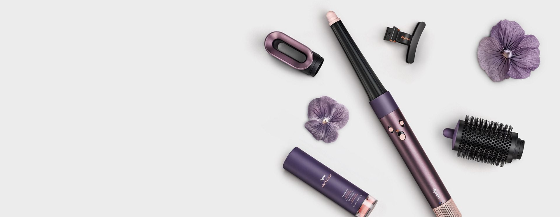 The Dyson Supersonic r hair dryer’s powerful airflow pushes the S in the Dyson logo out of position.