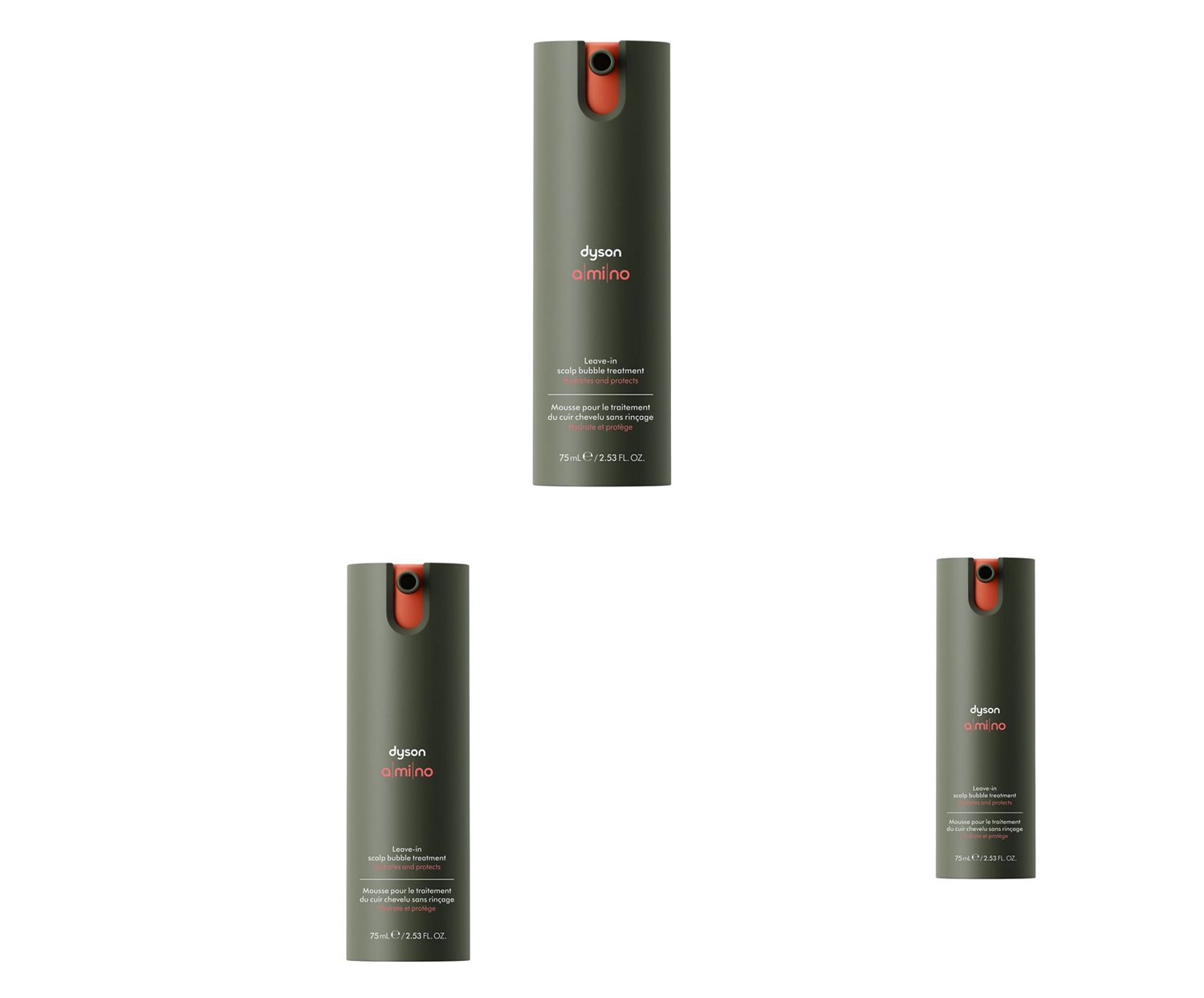 Dyson Amino leave-in scalp bubble treatment.