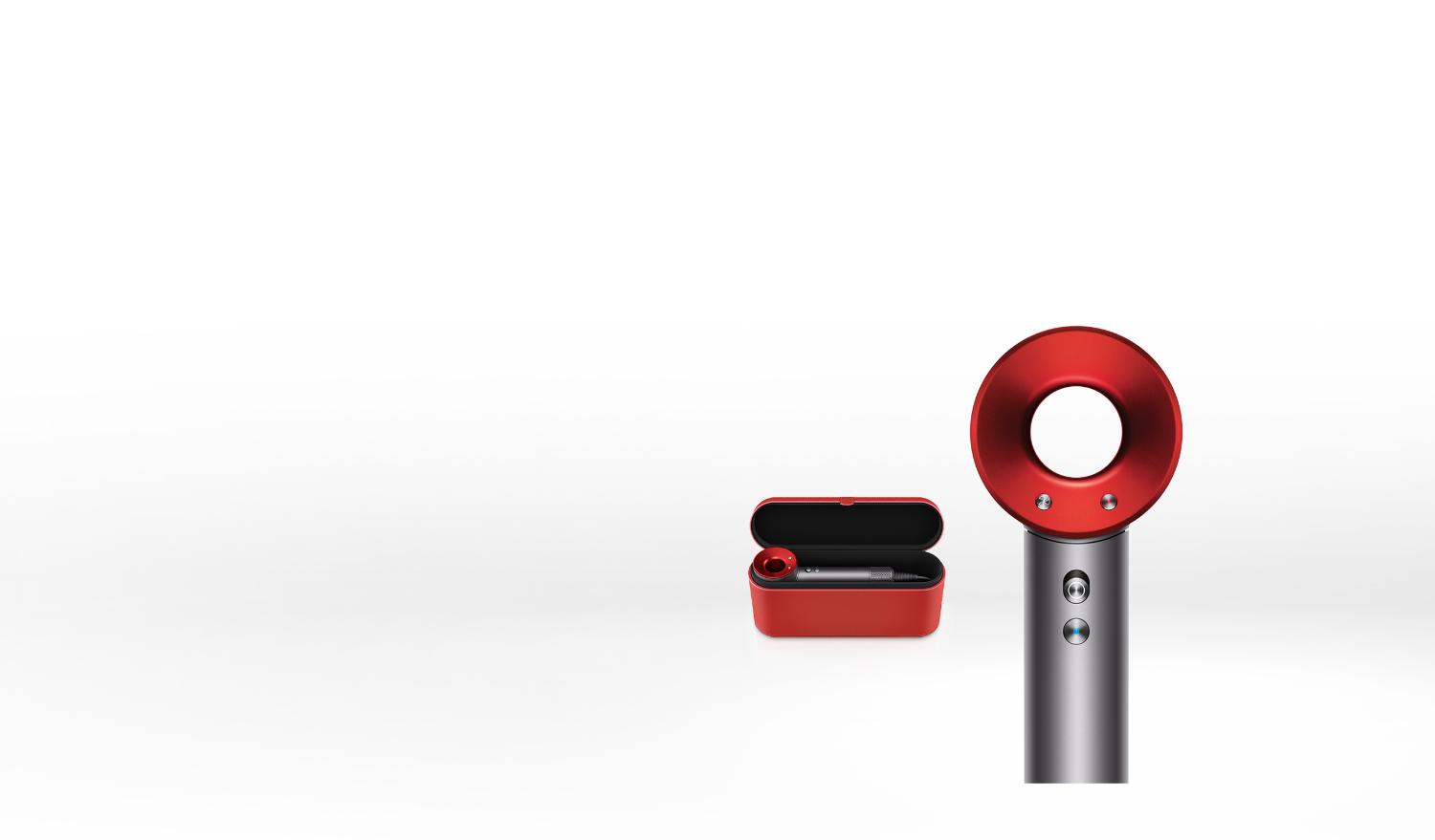 Dyson Supersonic™ (Iron/Red) with red case