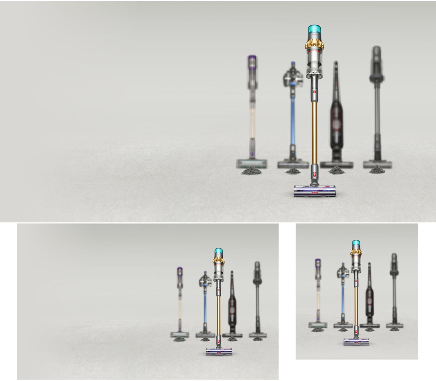 A video showing how Dyson removes dust other brands leave behind.