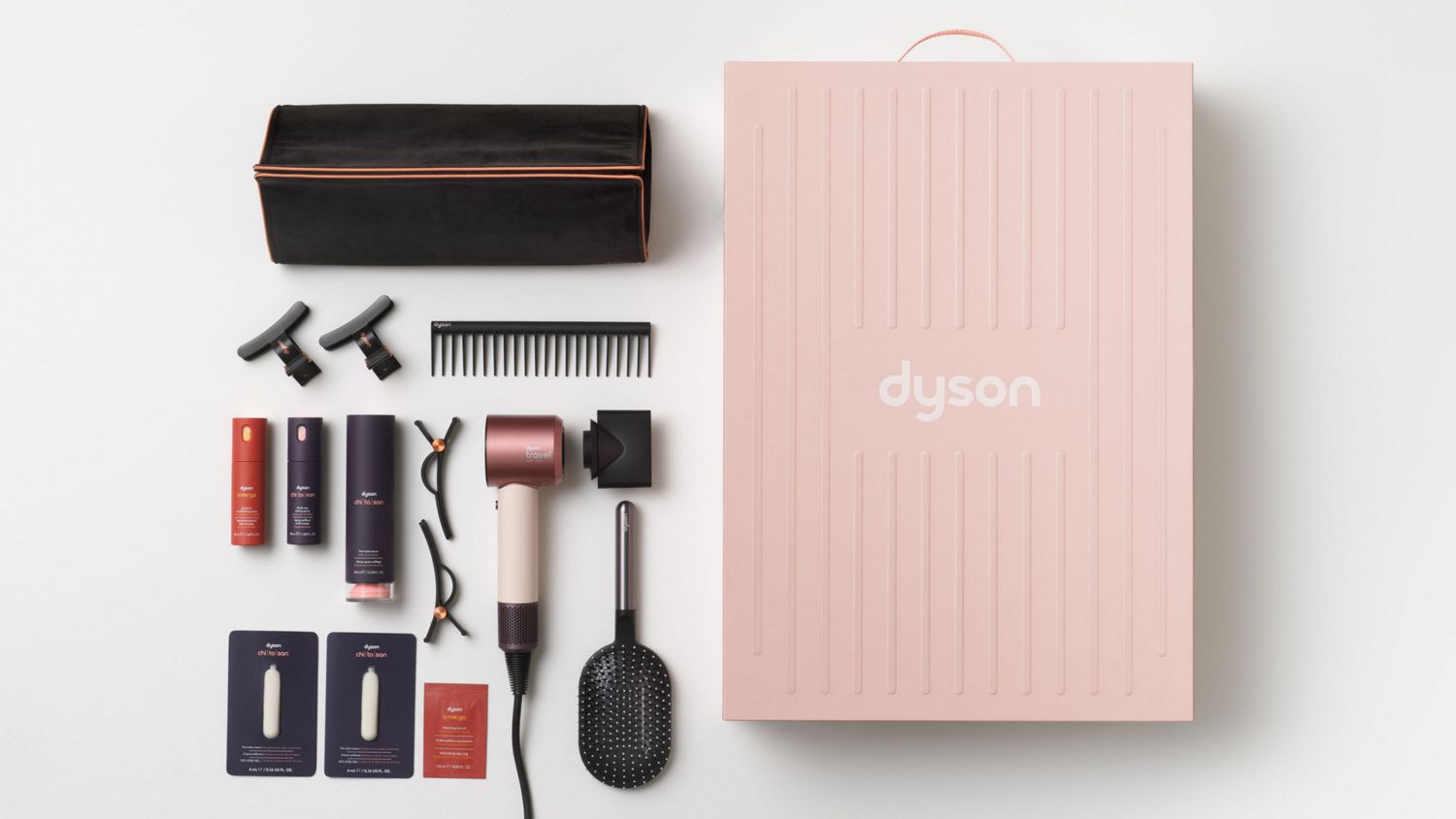 Dyson Adventskalender mit enthaltenen Beauty-Geschenken