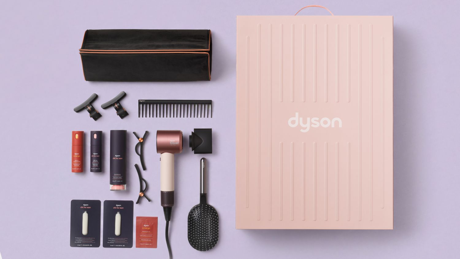 Dyson Beauty Adventskalender mit enthaltenen Beauty-Geschenken