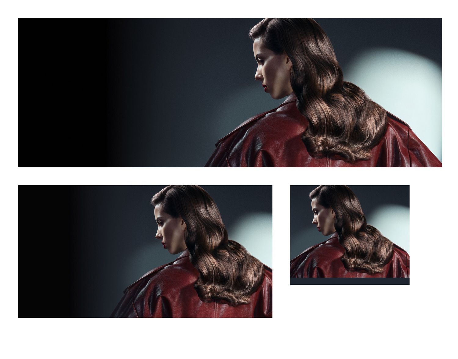 Model mit glatt gestyltem Haar, erzielt mit Geräten von Dyson Beauty.