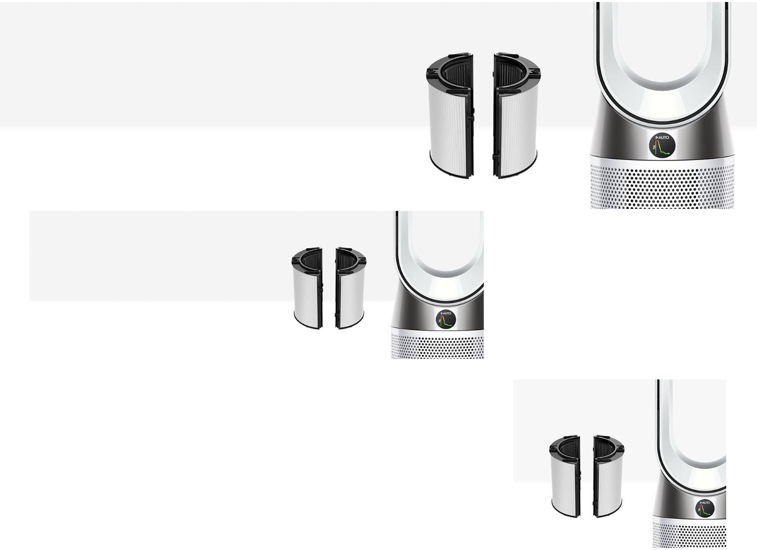 Der Dyson Luftreiniger mit Filter.