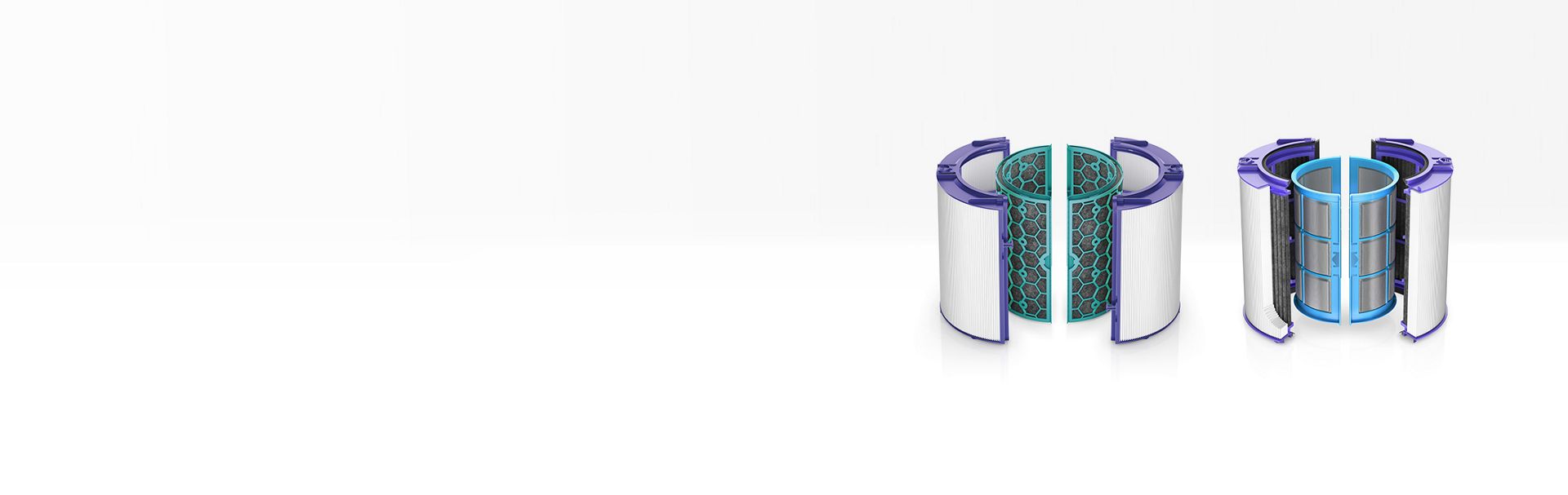 Filtro Combi 360º Glass HEPA e de carbono ativado