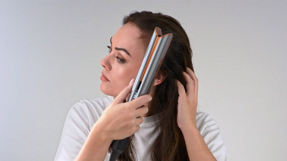 New dyson shop hair straightener