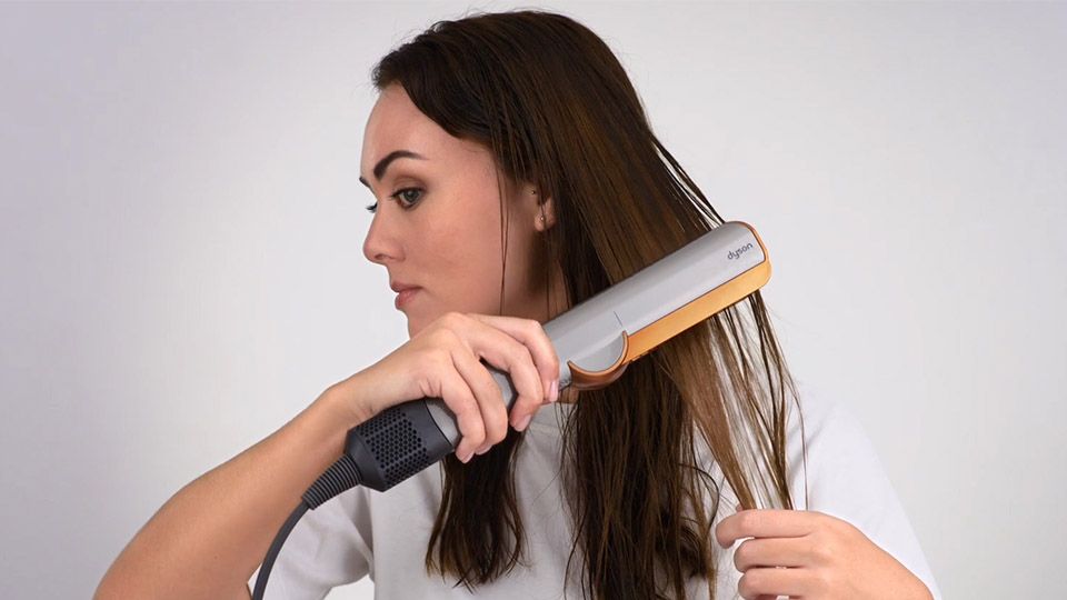 New dyson hair outlet straightener