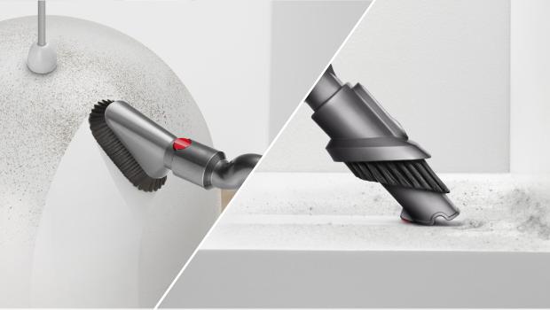 The Mini soft dusting brush and Combination tool for Dyson vacuums.