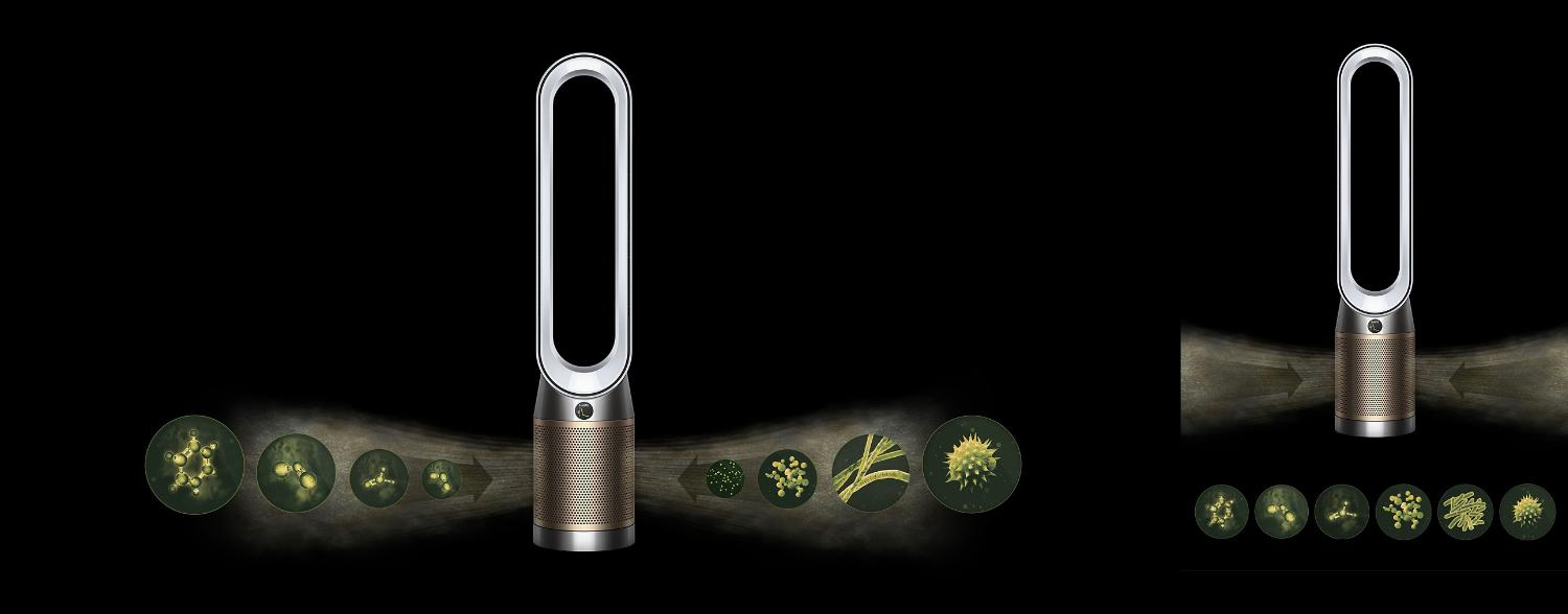 Dyson Purifier Cool Formaldehyde haalt huishoudelijke verontreinigende stoffen uit de lucht