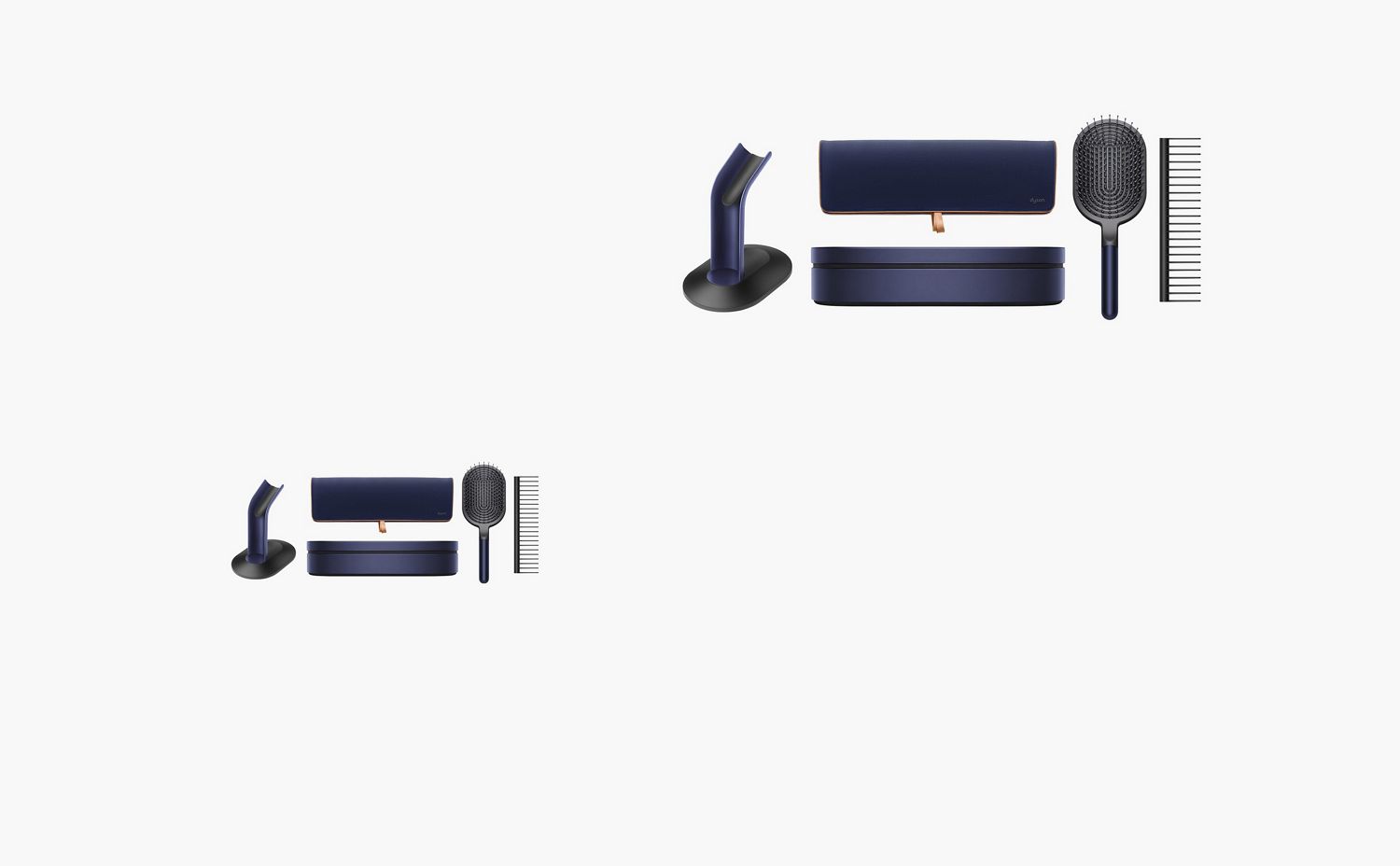 A range of Dyson-designed accessories.