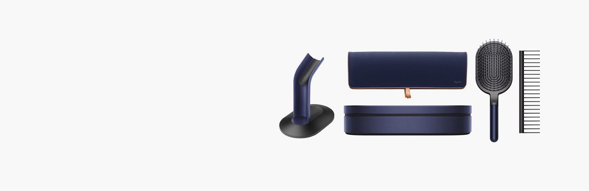 A range of Dyson-designed accessories.