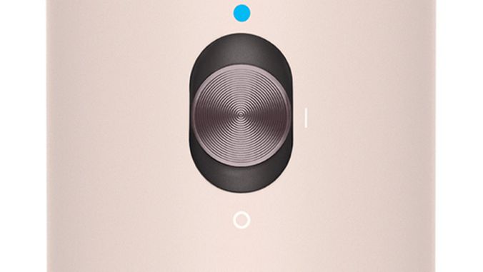 Primer plano de los controles de encendido/apagado y de la función de aire frío