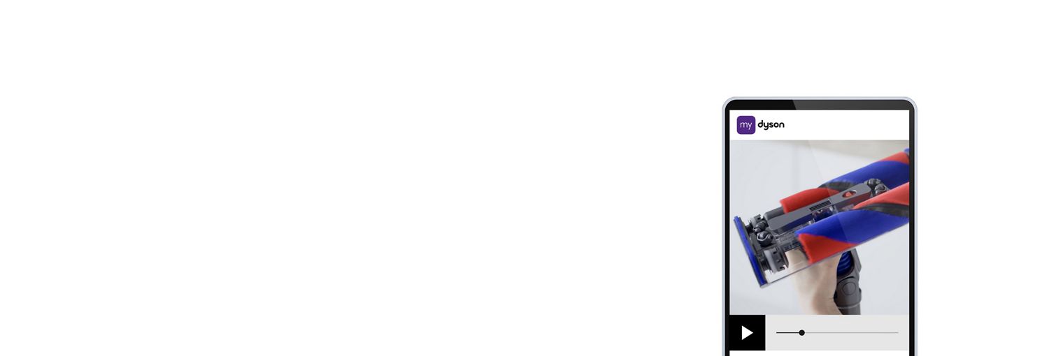 Phone screen showing video on how to get started with a new vacuum.