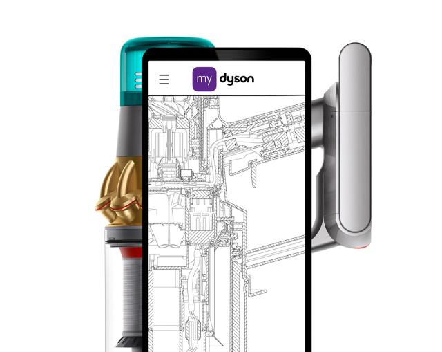 Support | Dyson Cyclone V10™ stick vacuum (big bin) |