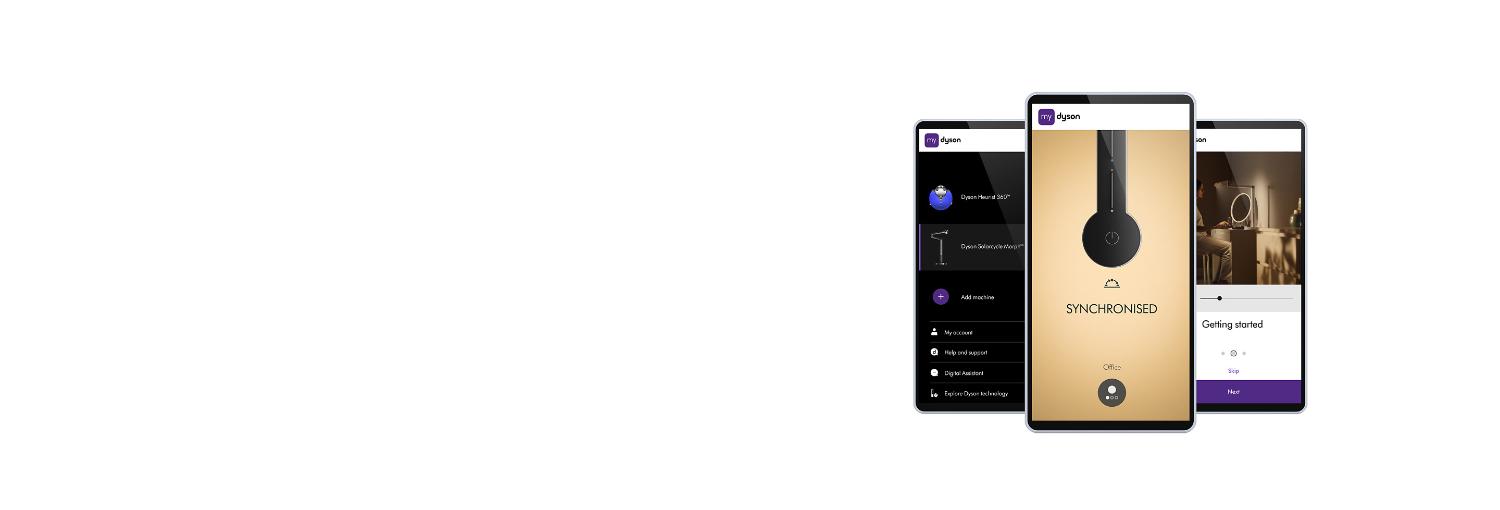 L'application MyDyson connectée à nos lampadaires intelligents