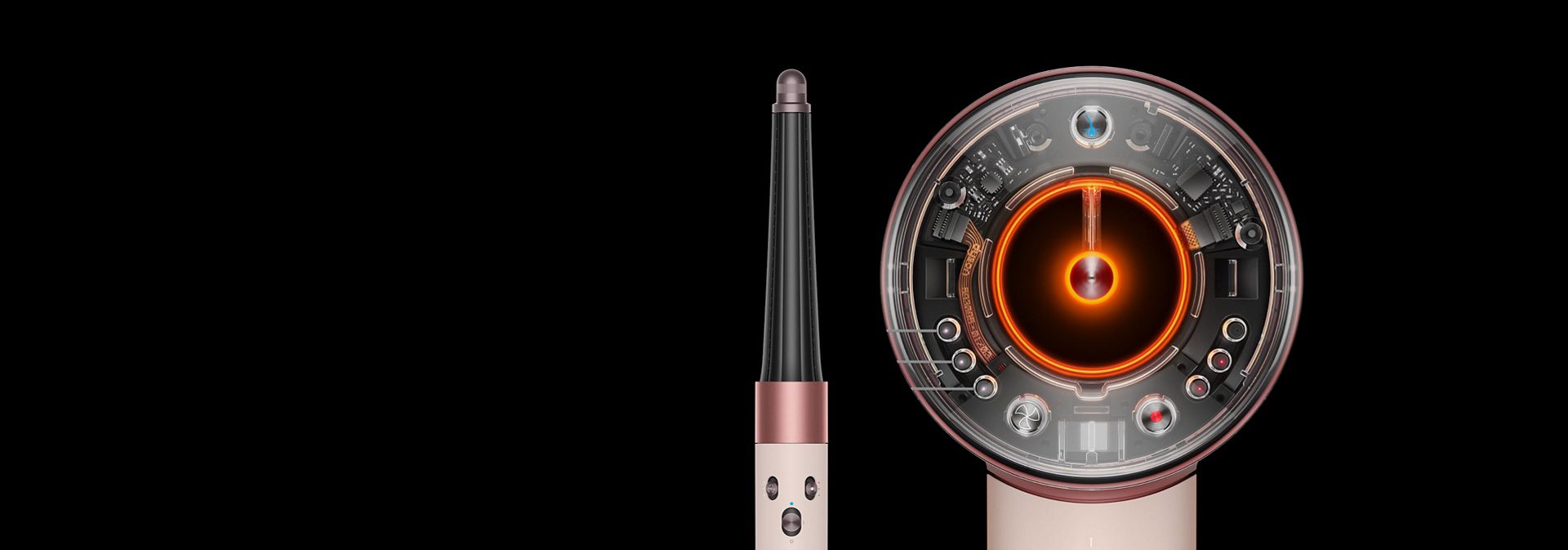 Dyson Airwrap ID multi-styler and dryer and Supersonic Nural hair dryer.