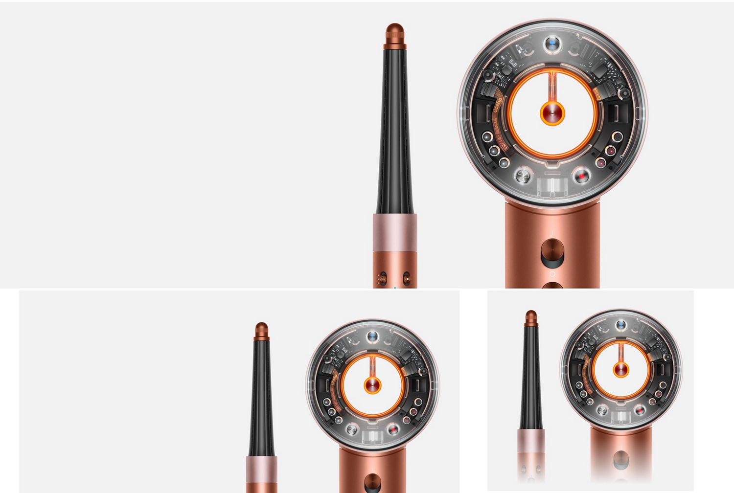 Dyson Airwrap ID multi-styler and dryer and Supersonic Nural hair dryer.