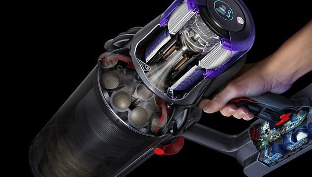 Schnittbild des Dyson Hyperdymium Motors