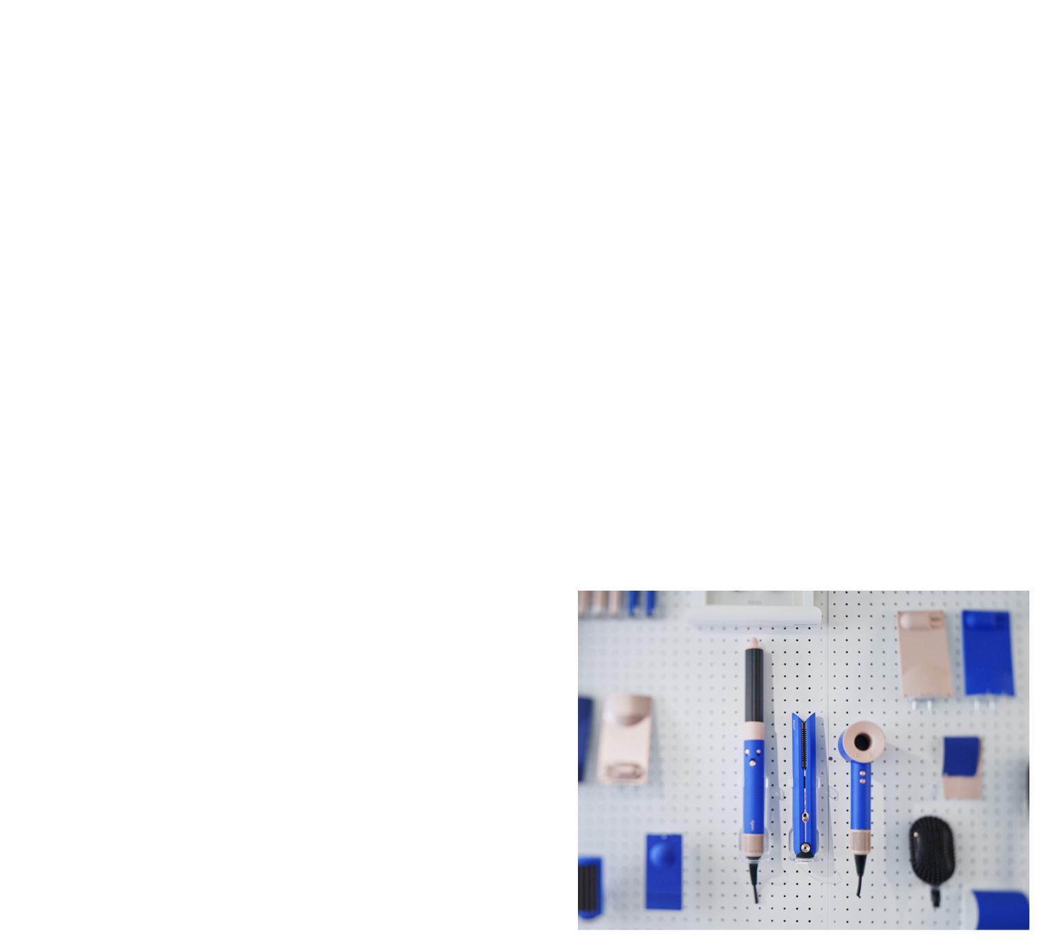 Dyson hair care machines in special edition Blue Blush