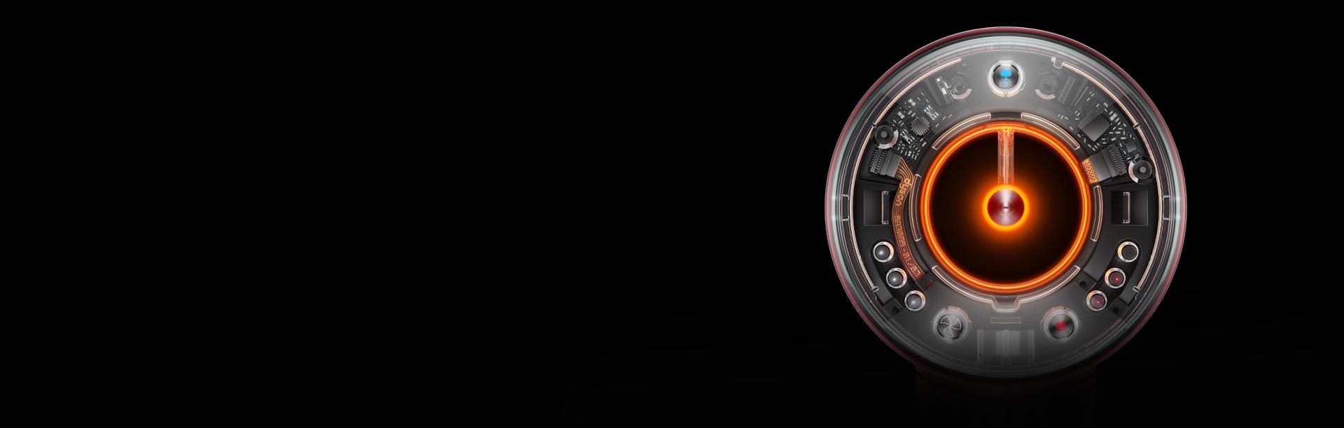 Dyson Supersonic Nural™ saç kurutma makinesinin içindeki şeffaf kanaldaki teknoloji