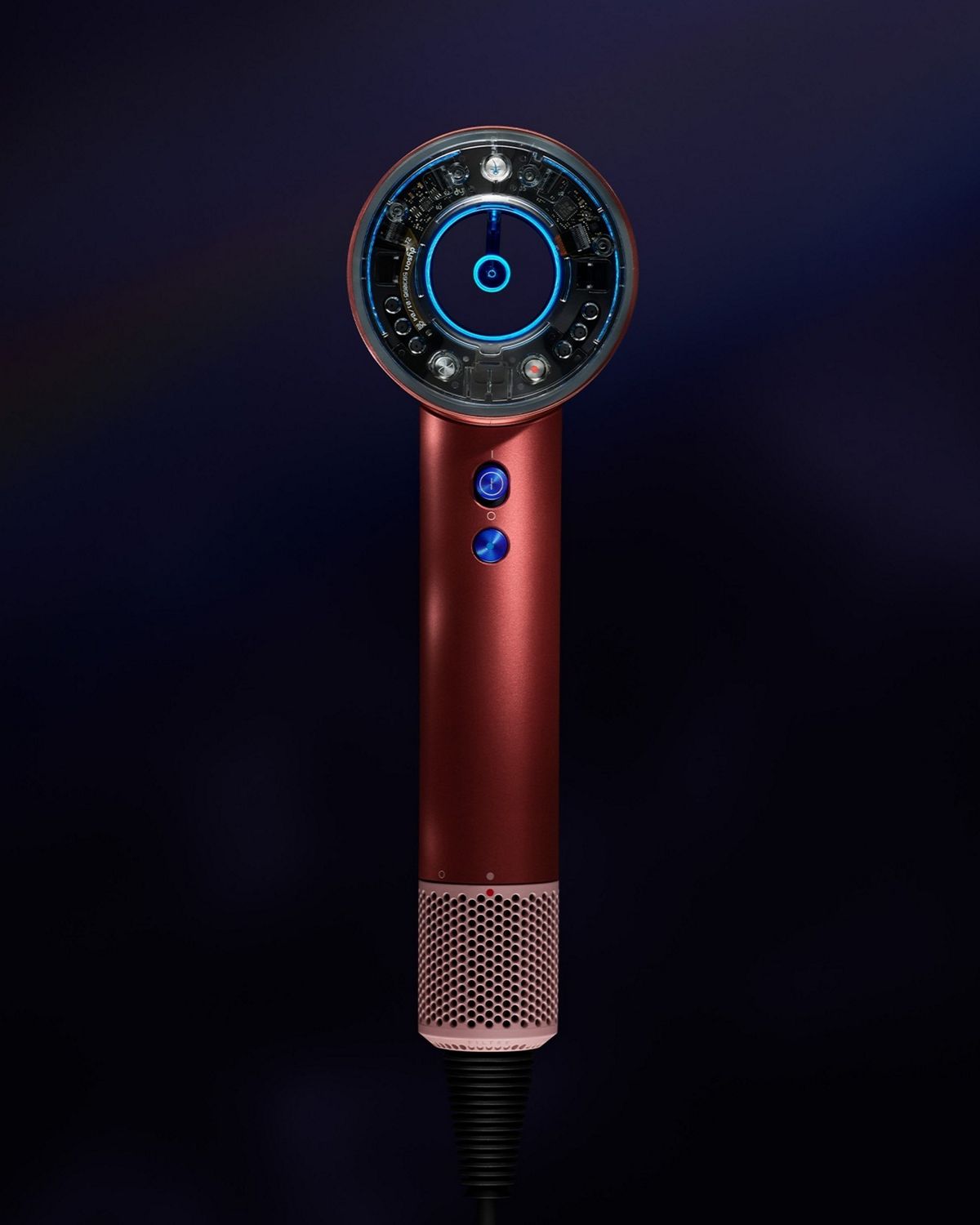 The Dyson Supersonic Nural hair dryer in action