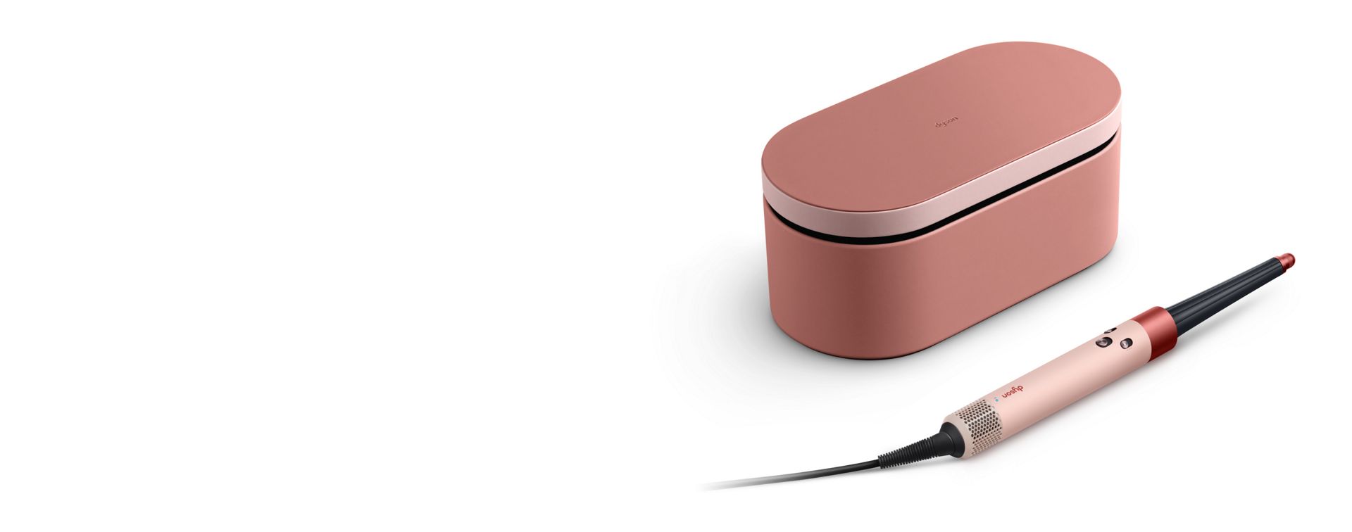 The Dyson Airwrap i.d. multi-styler and dryer with Presentation case in the Kanzan Pink colourway.
