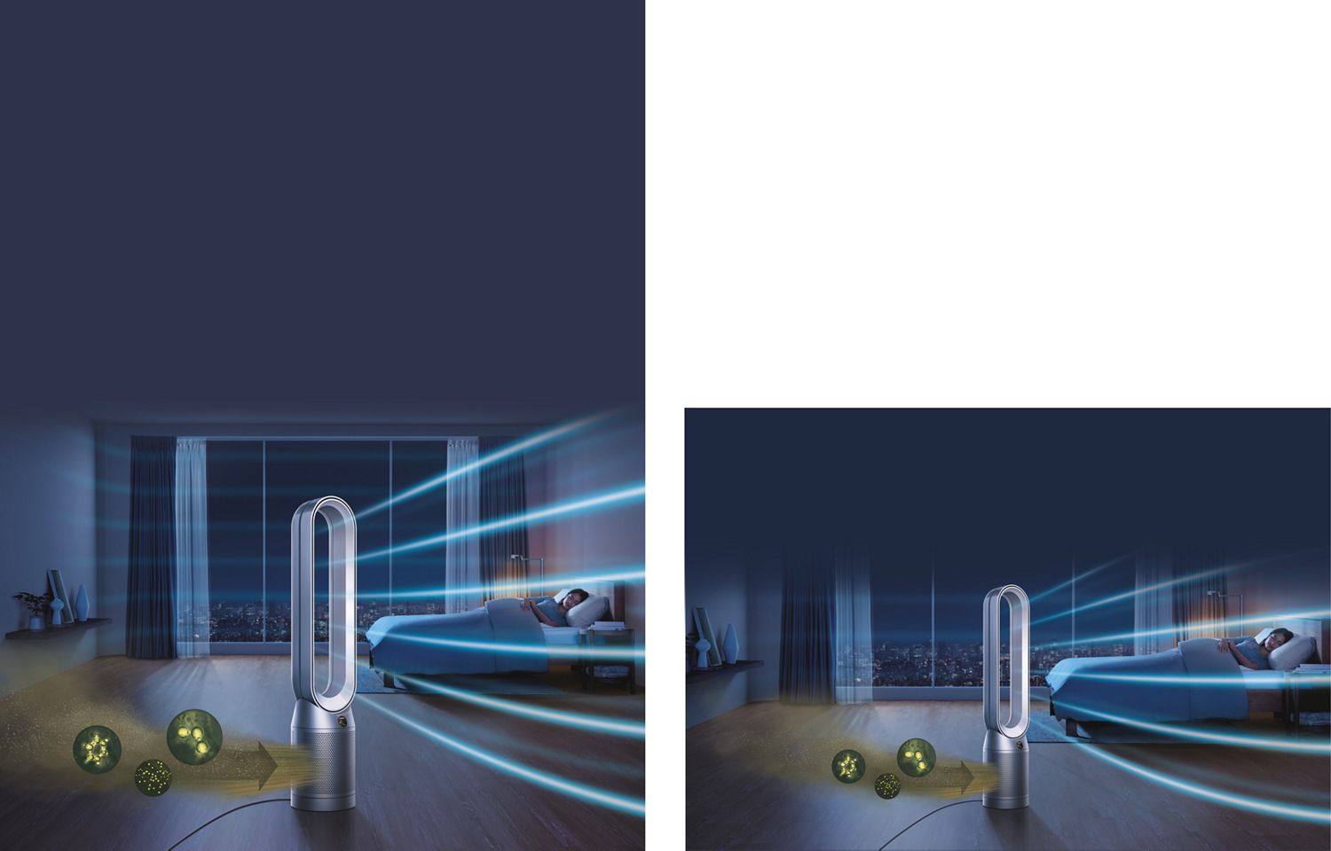 Gama de purificadores, ventiladores y humidificadores Dyson