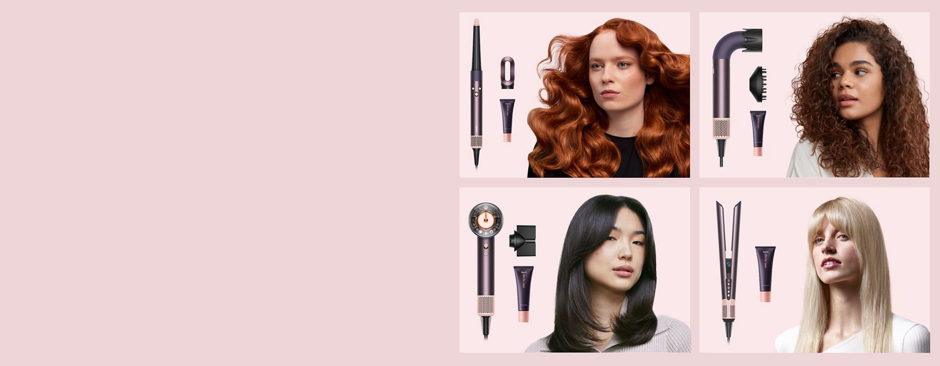 Dyson hair care range