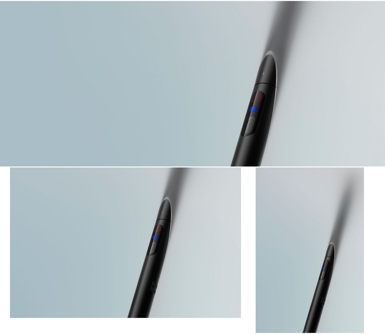 The handle of the Dyson PencilVac vacuum cleaner.