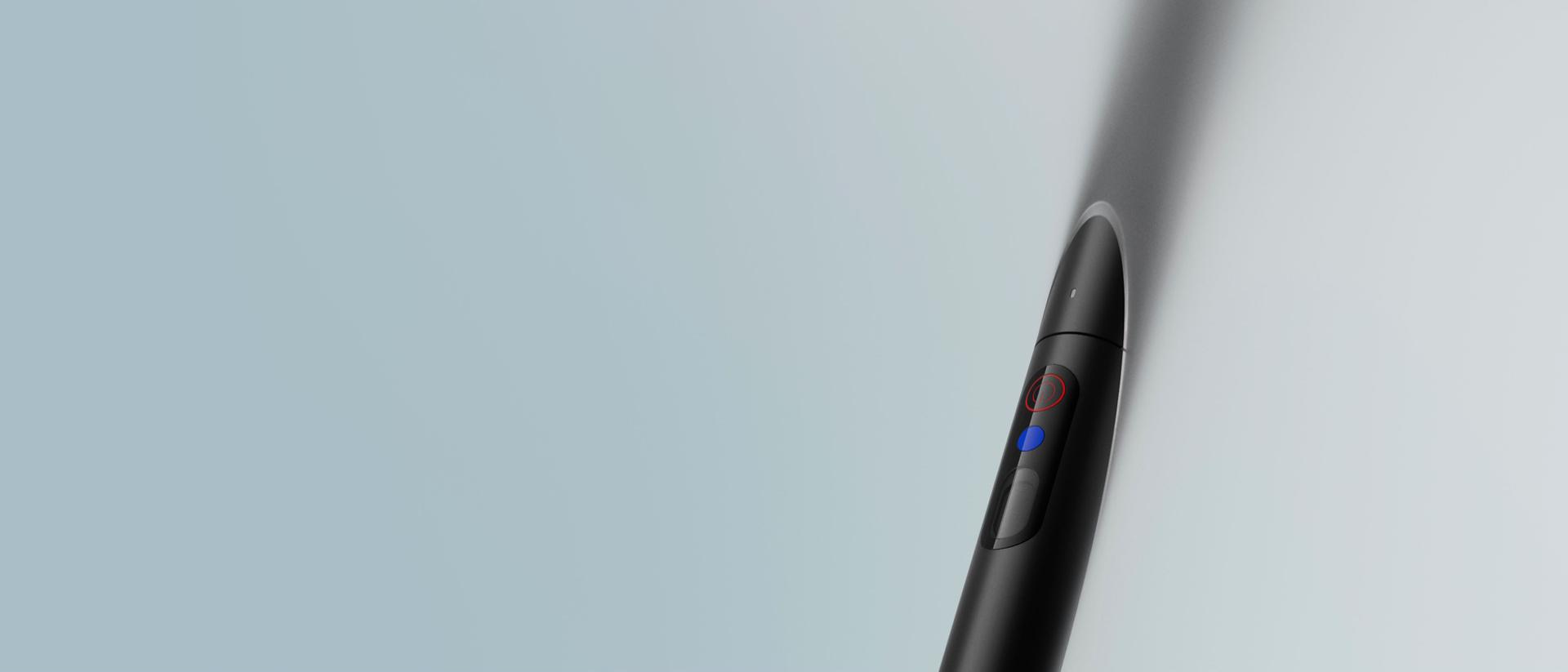 Dyson PencilVac süpürgenin tutma kolu.